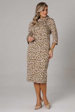 Комплекты юбочные Anastasia 1303 кофейный_принт