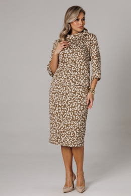 Комплекты юбочные Anastasia 1303 кофейный_принт