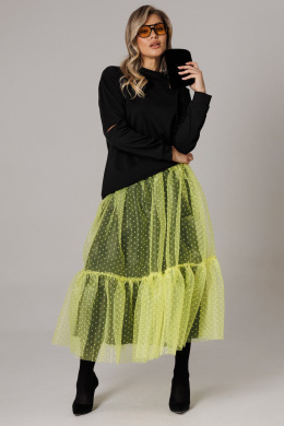Комплекты юбочные Anastasia 1298 черный/лимонный