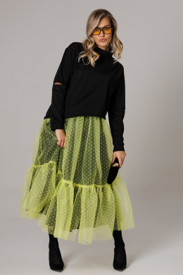 Комплекты юбочные Anastasia 1298 черный/лимонный