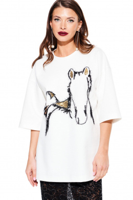 Джемперы ELLETTO LIFE 3938 молочно-золотой