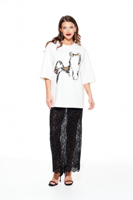 Джемперы ELLETTO LIFE 3938 молочно-золотой