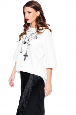 Джемперы ELLETTO LIFE 3940 молочный