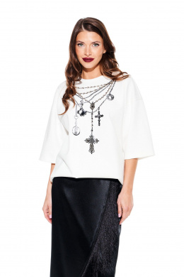 Джемперы ELLETTO LIFE 3940 молочный