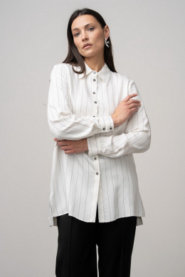 Блузы FASHION CENTRE В-4102 белый_в_полоску