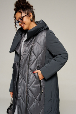 Пальто Beautiful&Free 8023 графит