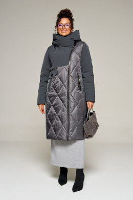 Пальто Beautiful&Free 8023 графит