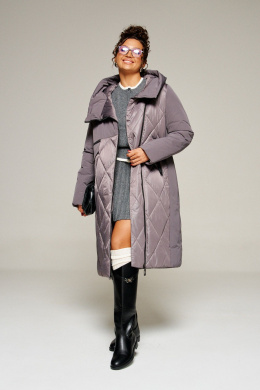 Пальто Beautiful&Free 8023 дымчато-лиловый