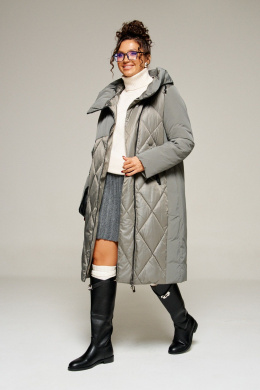 Пальто Beautiful&Free 8023 серый