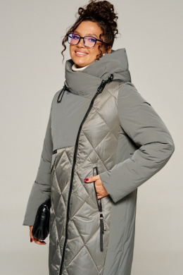 Пальто Beautiful&Free 8023 серый