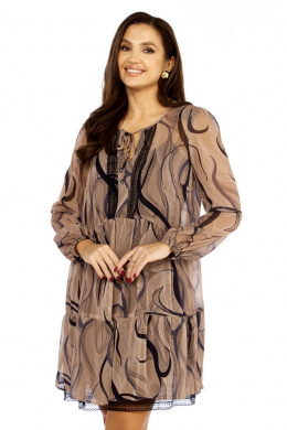 Платья Милора-стиль 1035 песочный