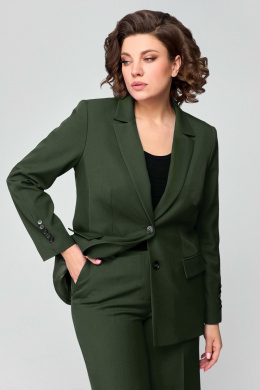 Брючные костюмы Мишель стиль 1177 хвойно-зеленый