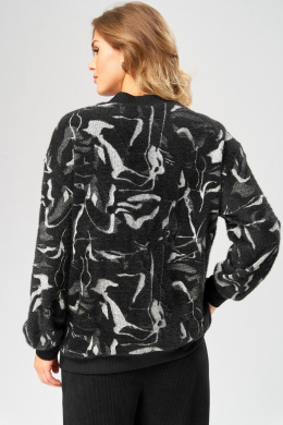 Джемперы Laikony L-104 черно-серый