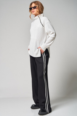 Комплекты брючные Laikony L-483 белый+черный