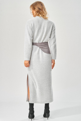 Платья Laikony L-573 серый_зигзаг
