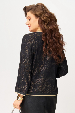 Джемперы Fita 20721 черно-золотистый