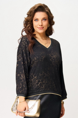 Джемперы Fita 20721 черно-золотистый