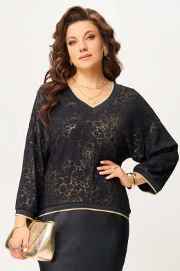Джемперы Fita 20721 черно-золотистый