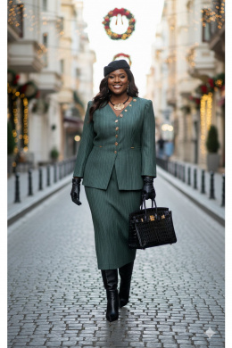 Юбочные костюмы Vittoria Queen 27533 темно-зеленый
