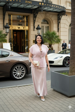 Комплекты с платьем Vittoria Queen 27583 розовый