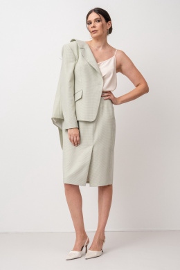 Юбки FASHION CENTRE Пш-4136 эвкалипт