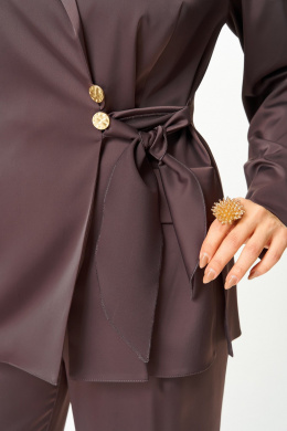 Брючные костюмы Aira Style 24243 шоколад