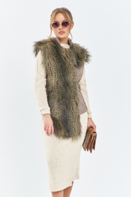 Жилеты Euromoda 657 коричневый