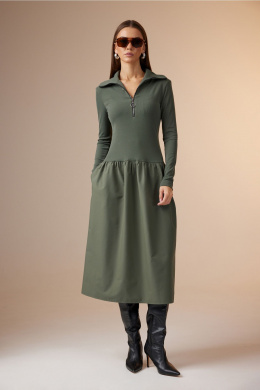 Платья N.O.W. 1621 хаки