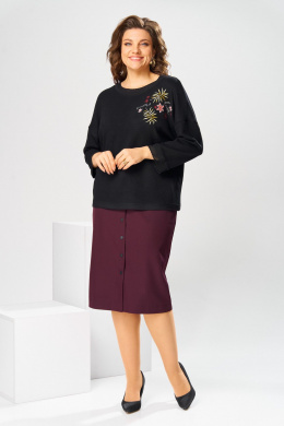 Комплекты юбочные Romanovich Style 2-2045 бордовый