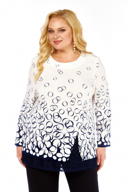 Abbi 4073 бело-синий_принт