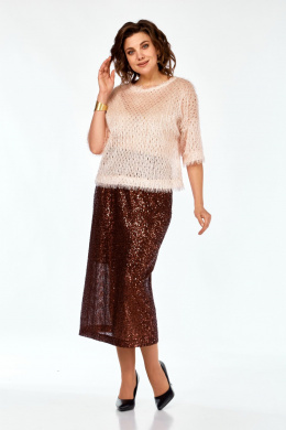 Ольга Стиль Л-413 персик-бронза