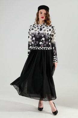 NikVa 924-11 чёрно-бело-серый