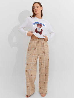 Mark Formelle 592625/25-36548ПП-14 белый_клетка_с_мишки_на_песочном_4_сл_на_пол