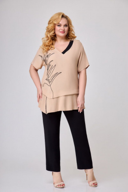 DaLi 2615 чёрный+беж