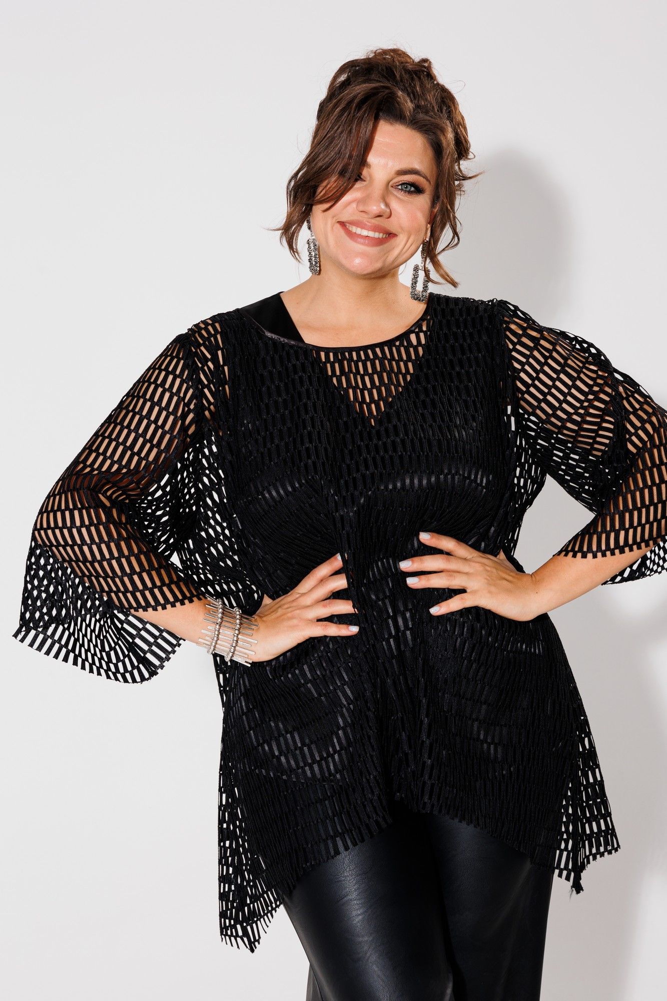 Anelli 1329 черный/крупная_сетка