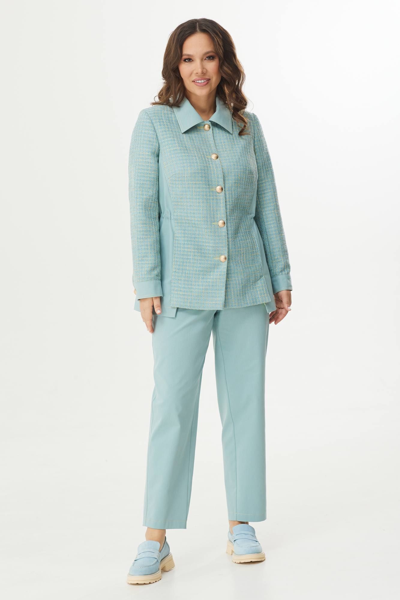 Магия моды 2391 шалфей+желтый