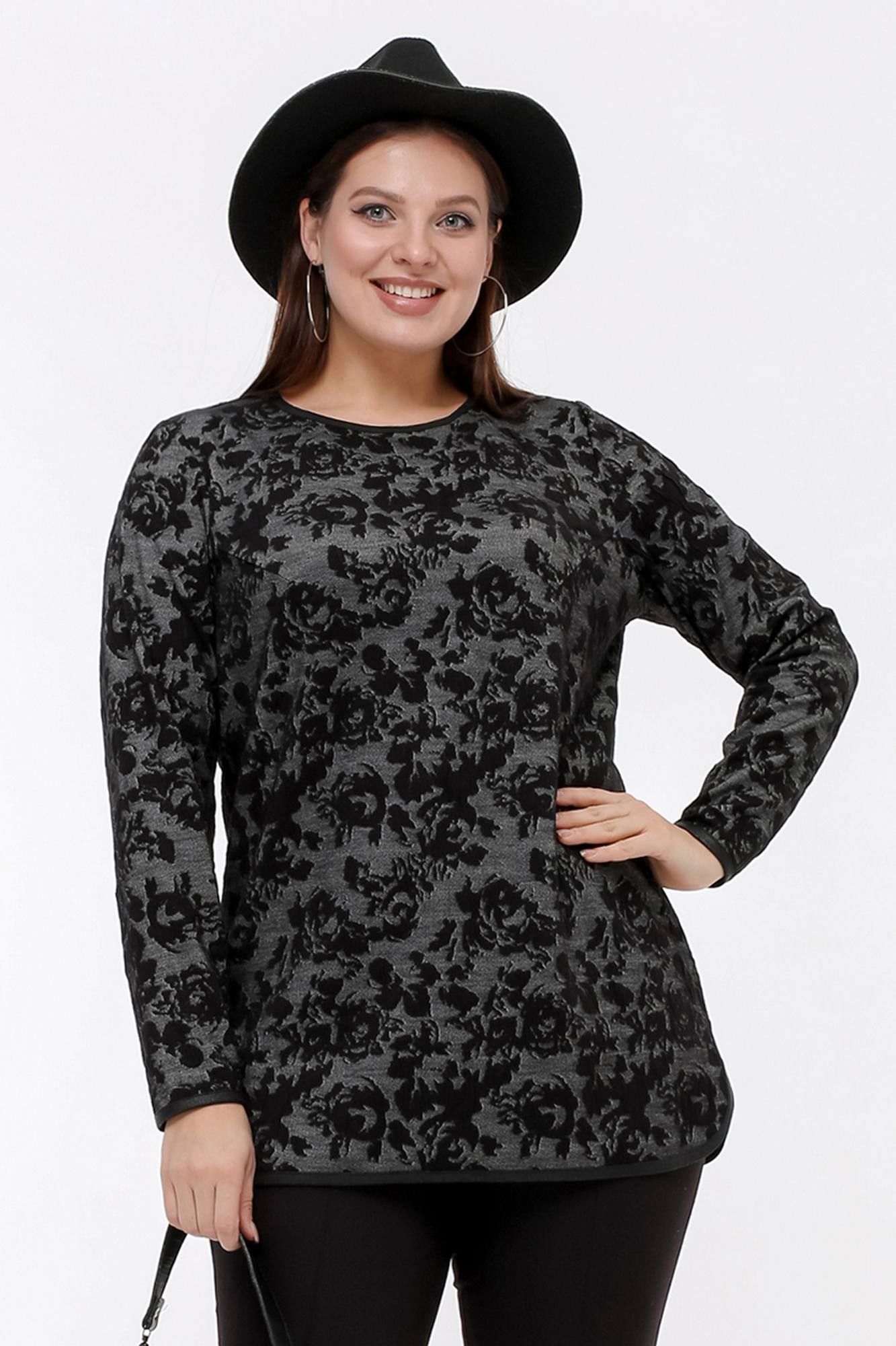 La rouge 3349 серый-(розы)