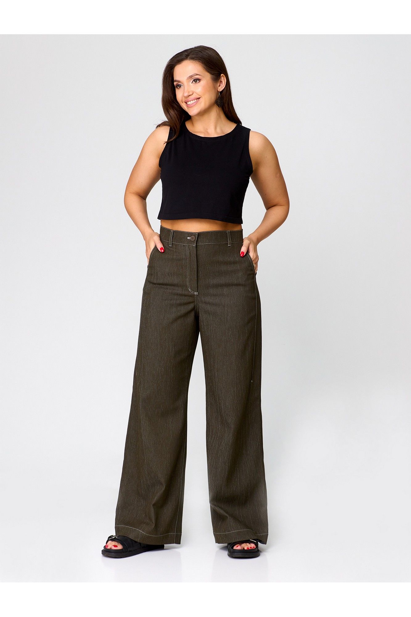 Zlata 4437 темно-оливковый