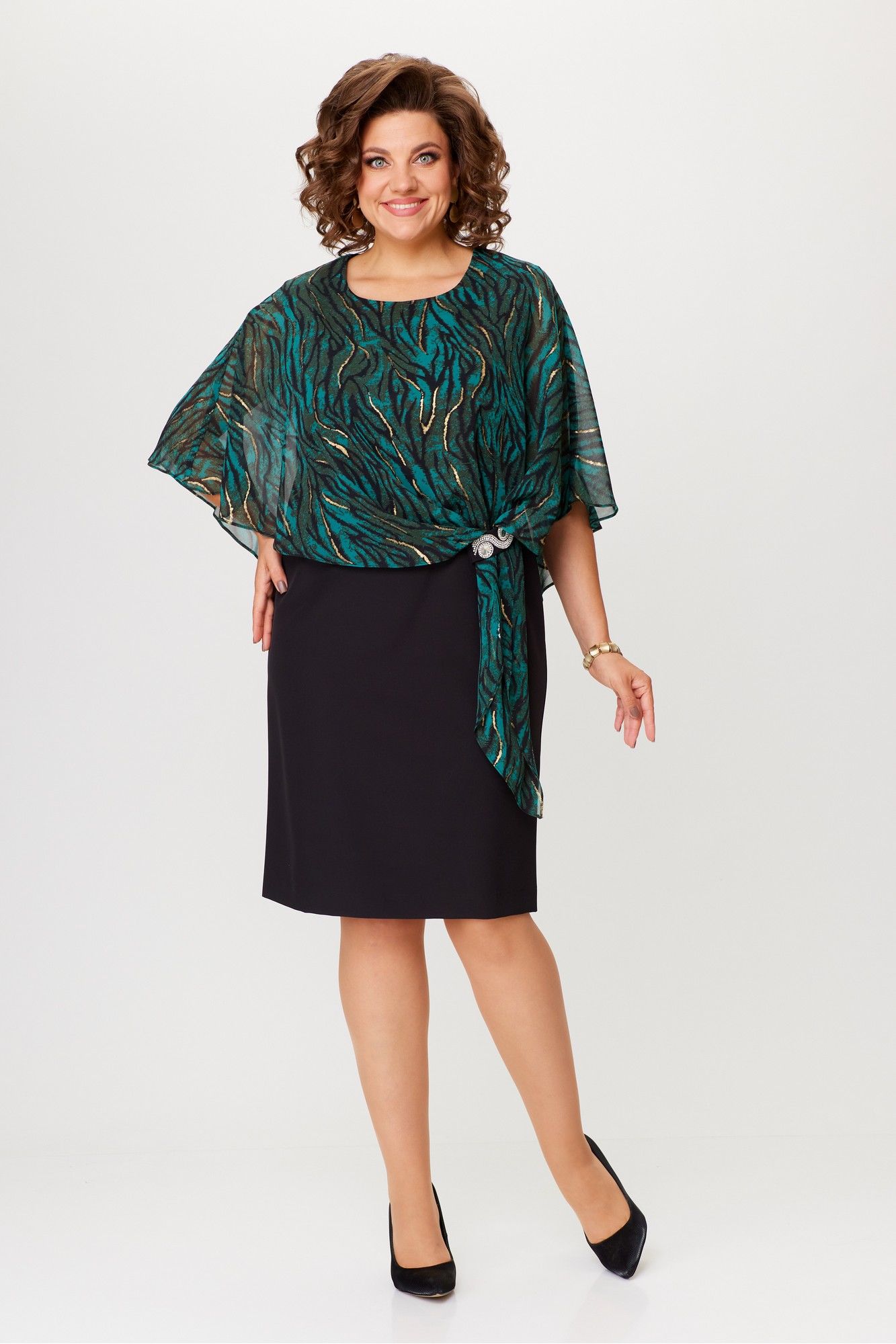 Moda Versal П2481 черный+зеленый