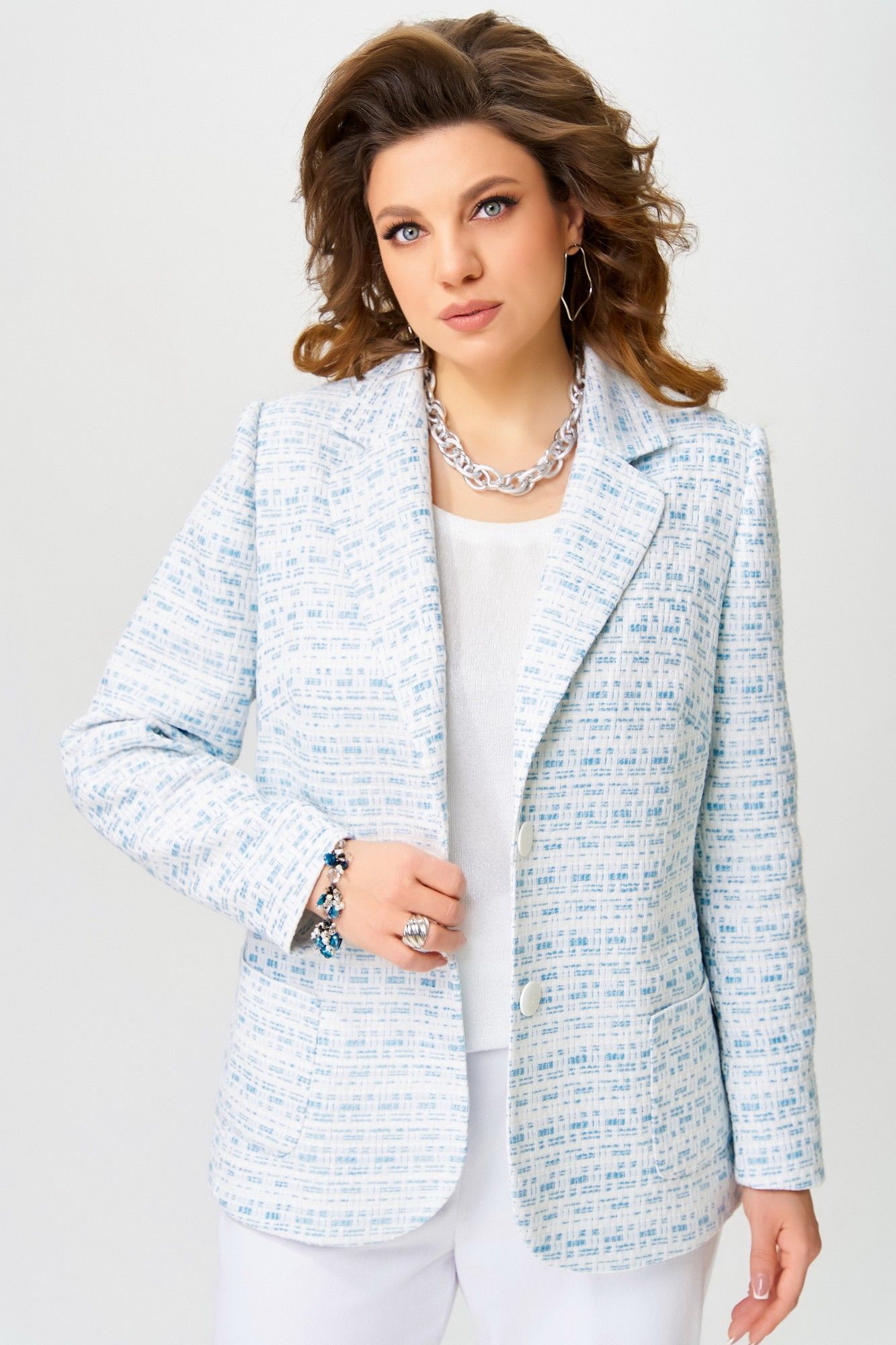 Fita 20661 бело-голубой