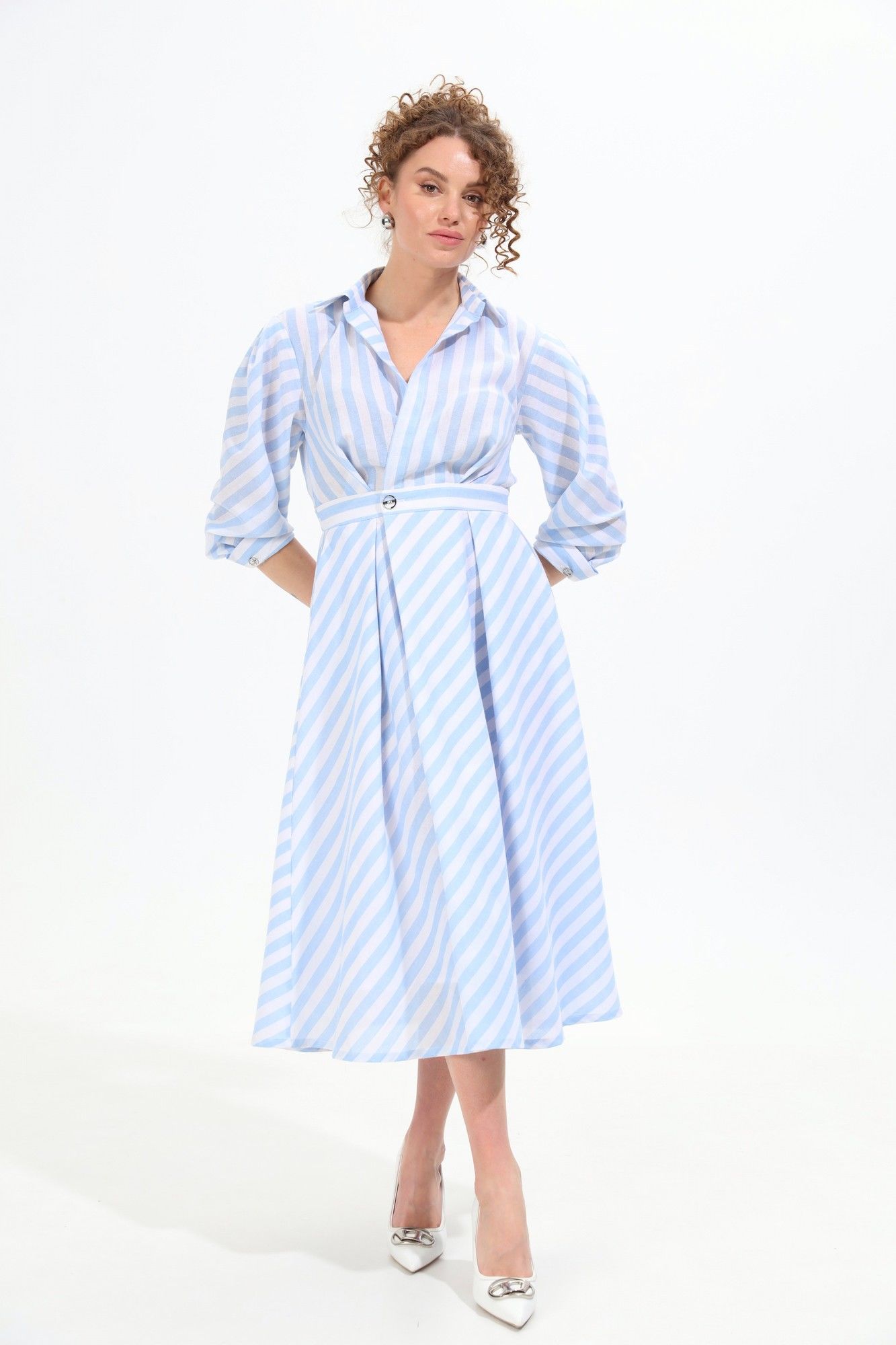 NikVa 962-1 бело-голубые_полосы