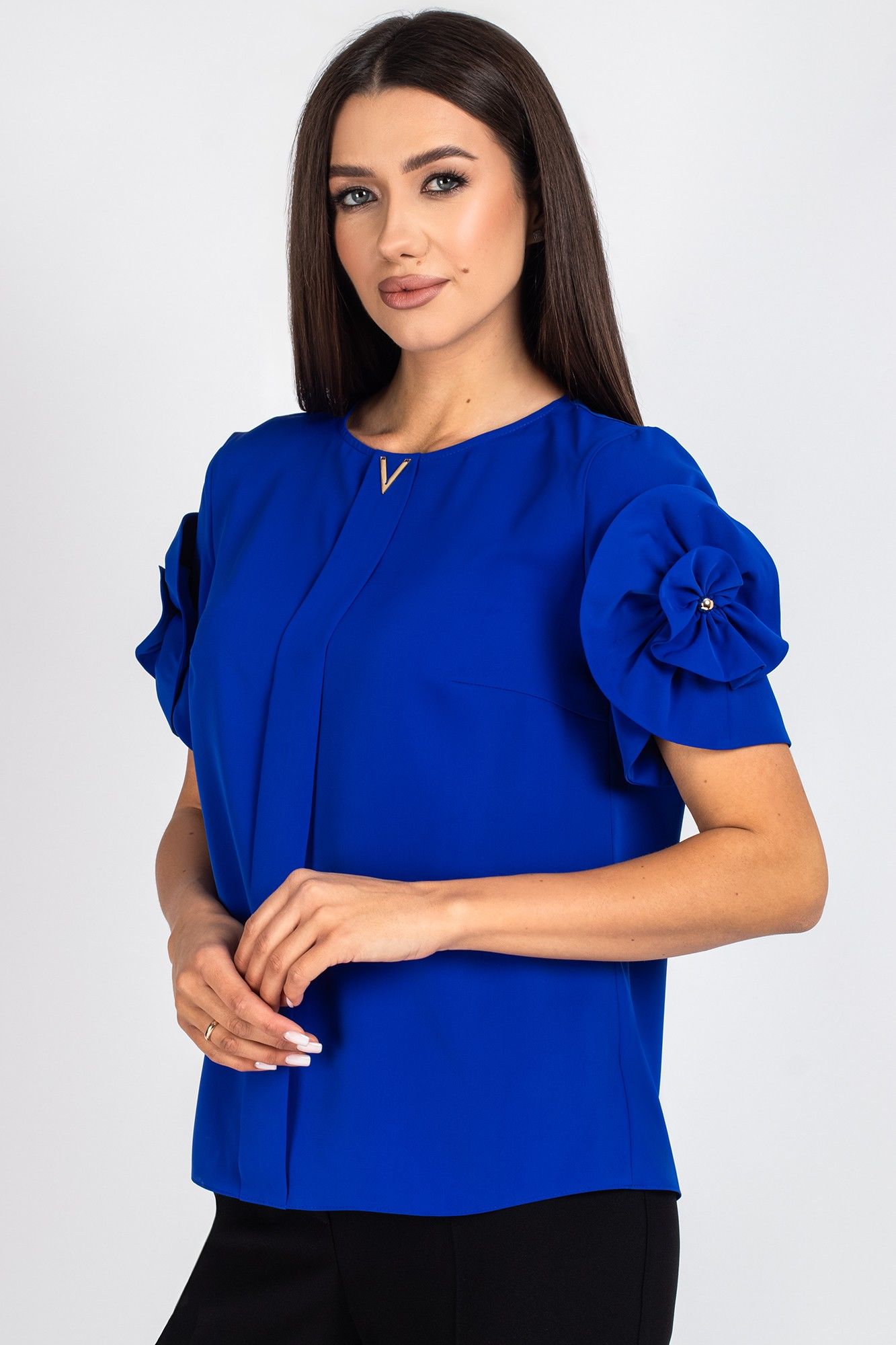 
Блуза VIZAVI 722 василек