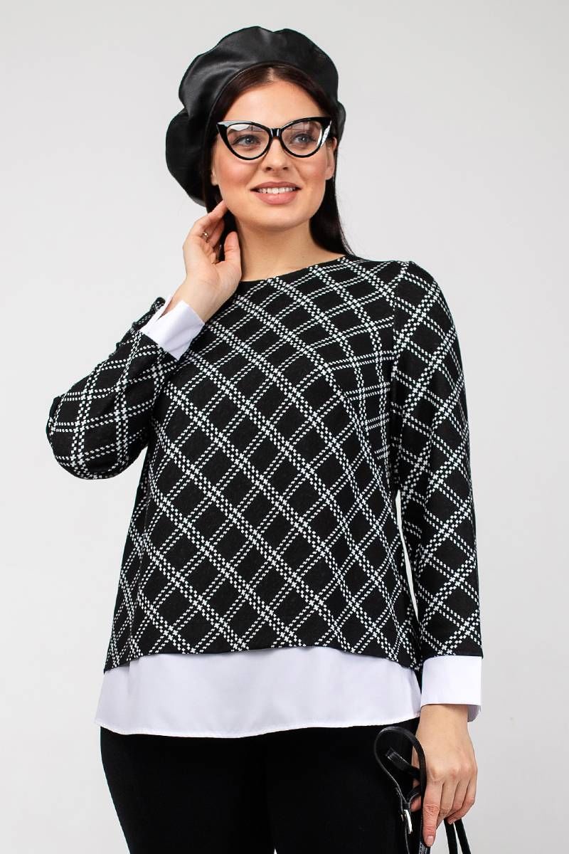 La rouge 3162 черно-белый-(клетка)