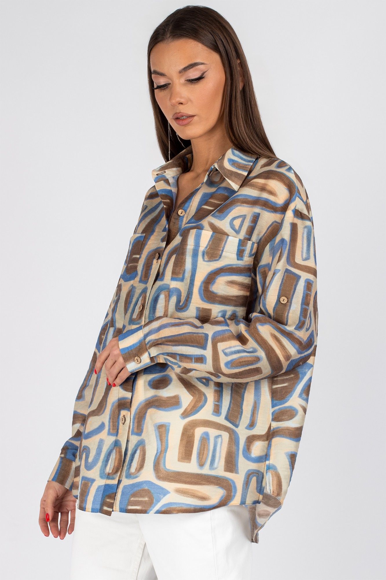 VIZAVI 725 бежевый+коричневый+голубой