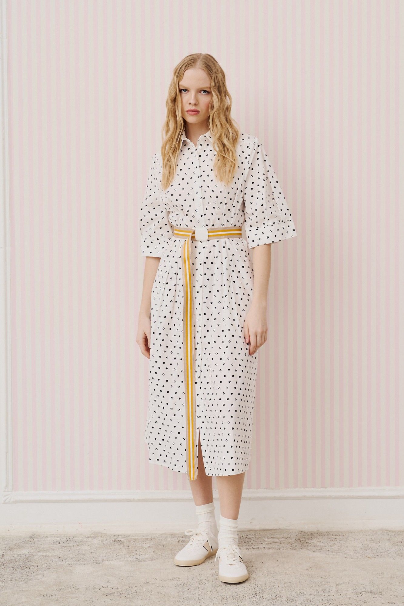 Lokka 1623 белый/черный_горох