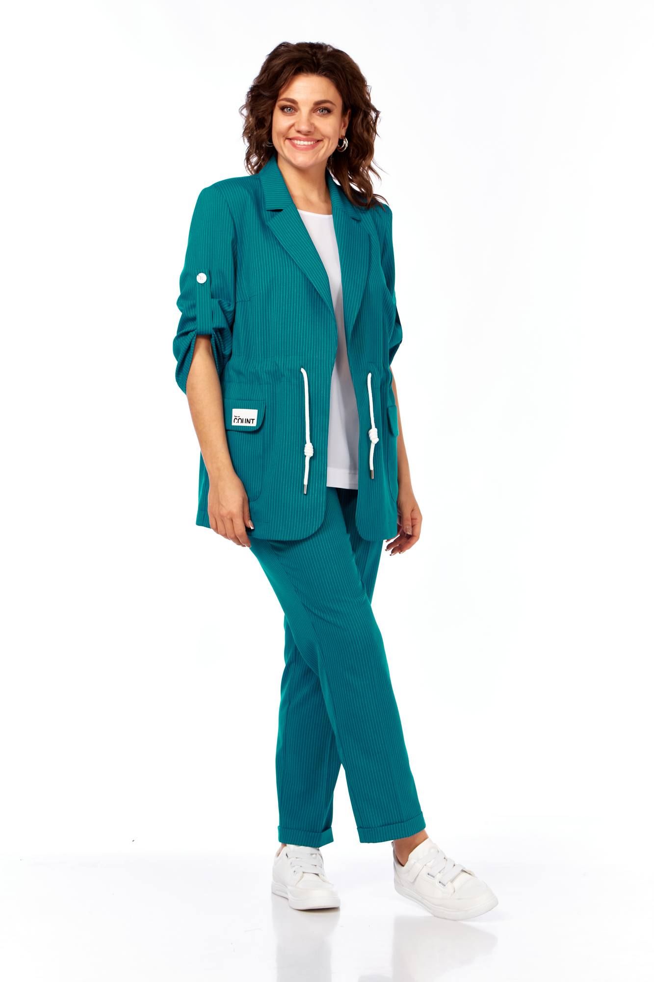 Ольга Стиль С-944 бирюза_полоска