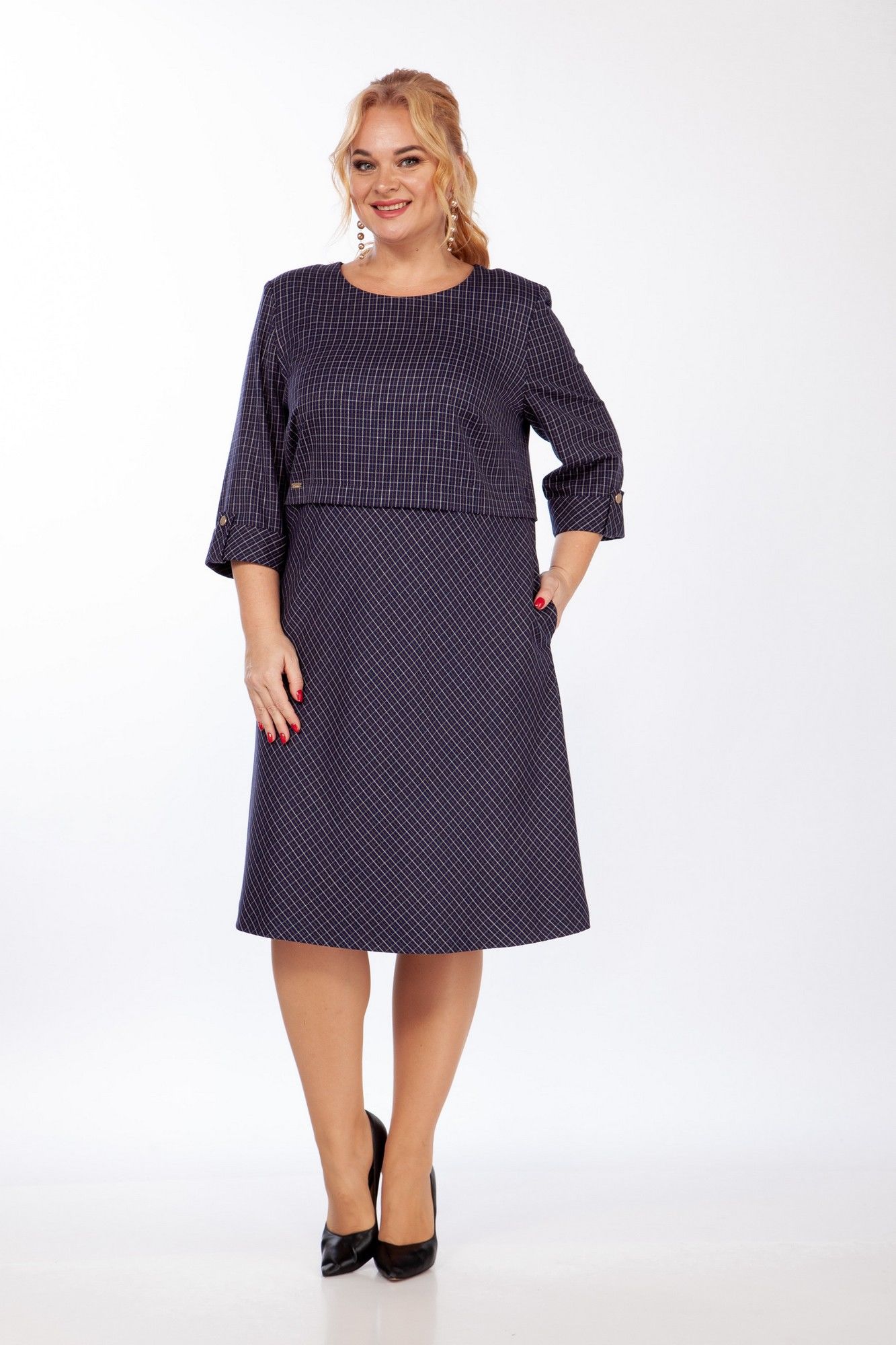 СиБон 0257 синий_мелкая_клетка