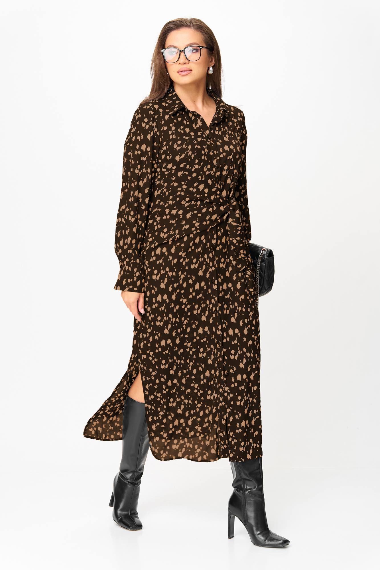 Anastasia 1269 черно-коричневый