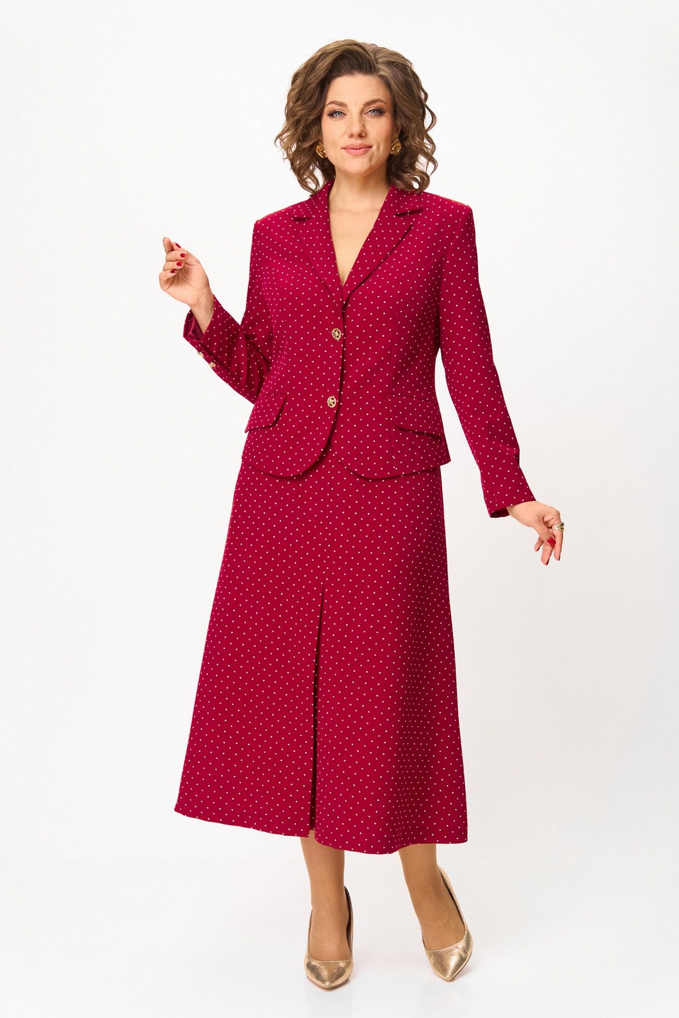 Svetlana-Style 2140 бордовый_горох