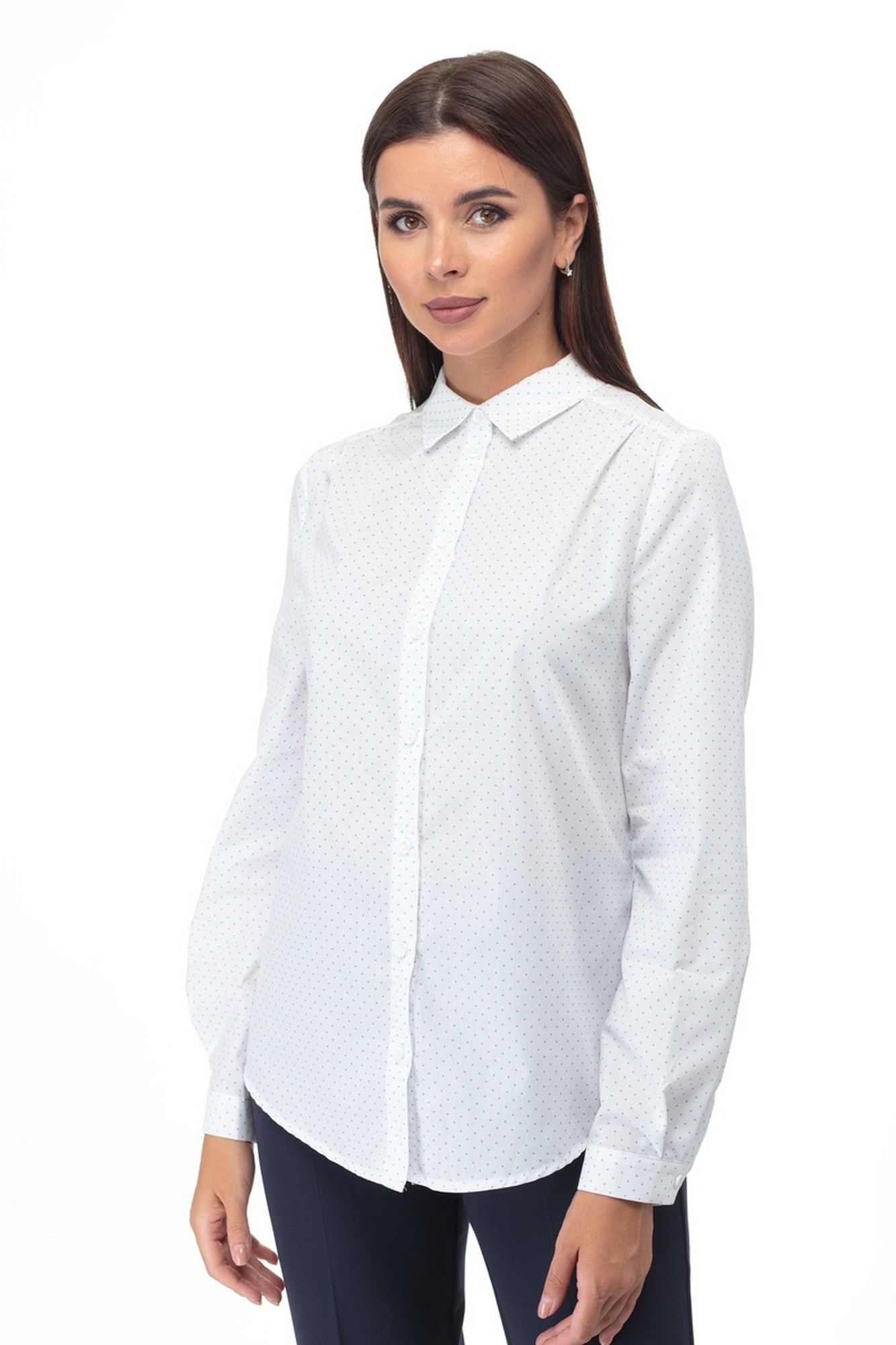 Anelli 738 белый_голубые_точки